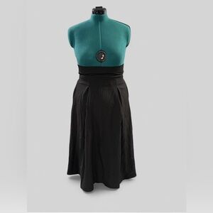 High Waisted Black Skirt